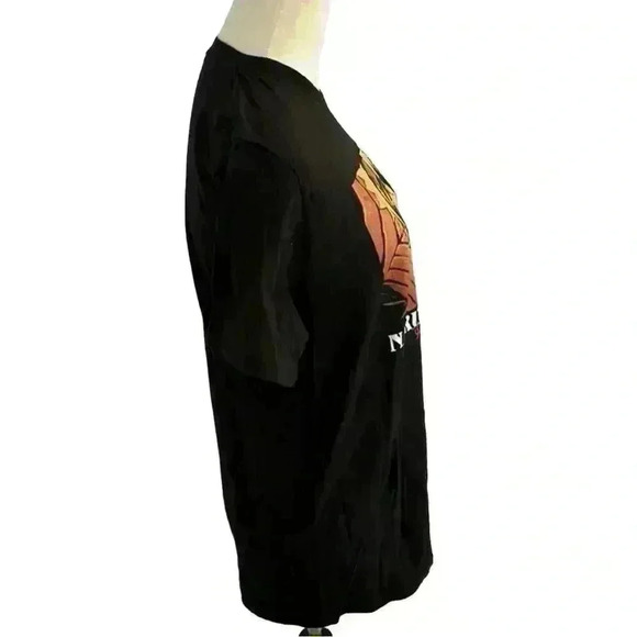 Vintage 2002 Naruto Uzumaki Shippuden Black Graphic T-Shirt Men's Sz M VTG RARE - Picture 2 of 5